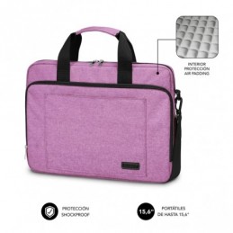 SUBLIM MALETIN PORTATIL 15.3 PULG ROSA ACOLCHADO