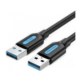 CABLE USB 3.0 VENTION USB MACHO MACHO 5GB 50CM NEG