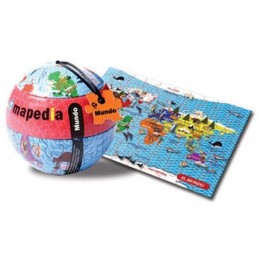 PUZZLE MAPEDIA 100 PZAS MUNDO