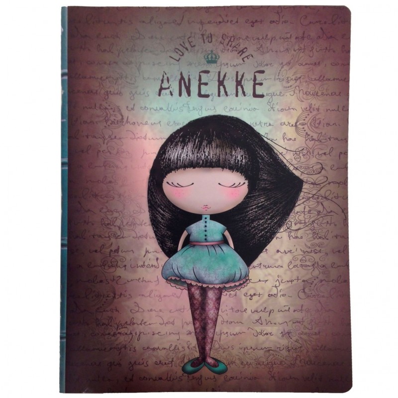 CUADERNO CON GRAPAS 205x290 38H 80GR HORIZ. ANEKKE