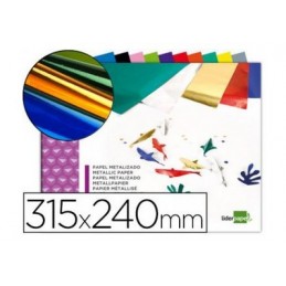 BLOC PAPEL METALIZADO 240x315mm 10 HOJAS LIDERPAPE