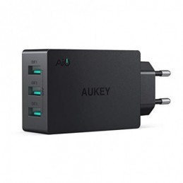 CARGADOR AUKEY 3 PUERTOS AC PA-U35 30W 6AMP 2.4AMP