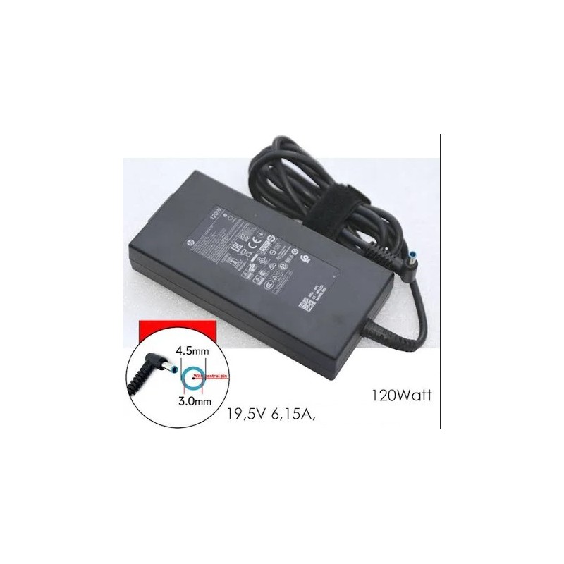 CARGADOR HP 19.5V - 6.15A (ENVY 17) SP182950 120W