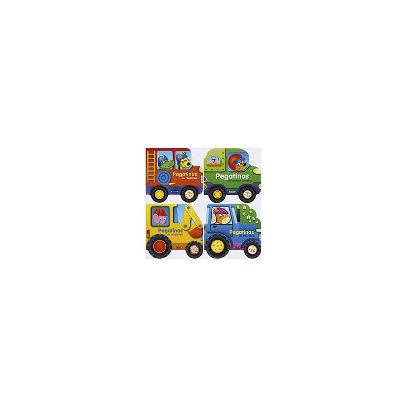 CONSTRUYE VEHICULOS CON PEGATINAS DE VINILO 4 TITU