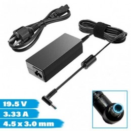 CARGADOR HP 19.5V/3.33A 4.5x3.0mm AZUL