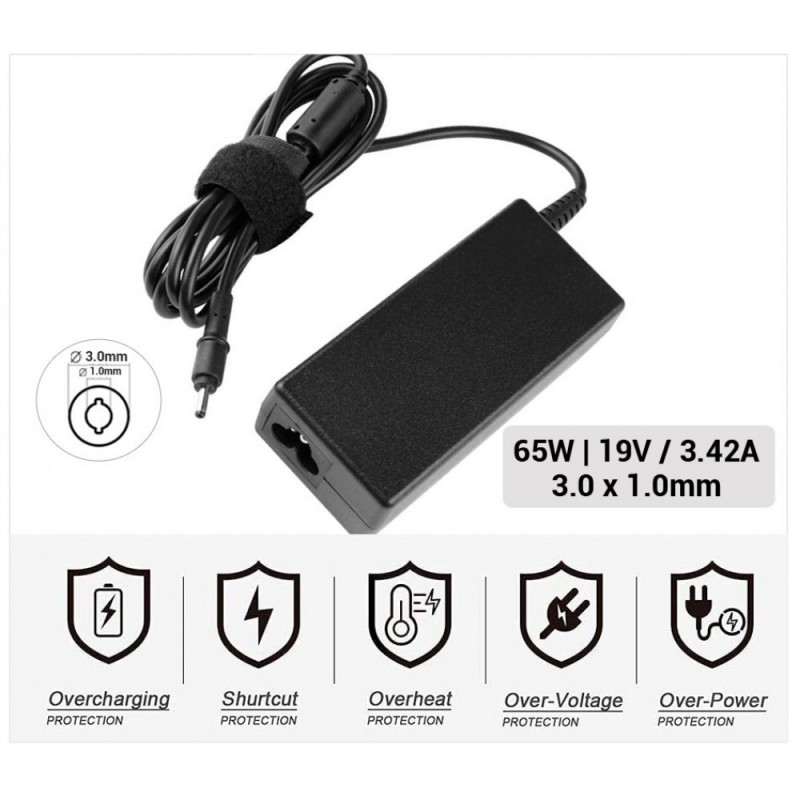 CARGADOR ACER-SAMSUNG 19V-3.42A (3.0*1.0MM) 65W