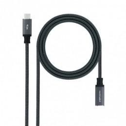 CABLE ALARGADOR USB TIPO C 3.2 1.5M NEGRO