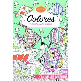 ANIMALES MARINOS COLORES Y DISEÑOS ANTIESTRES
