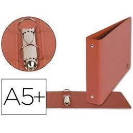 CARPETA 2 ANILLAS 25mm CUARTO APAISADO CARTON CUER