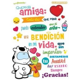 TARJETA DE FELECITACIÓN MAXI