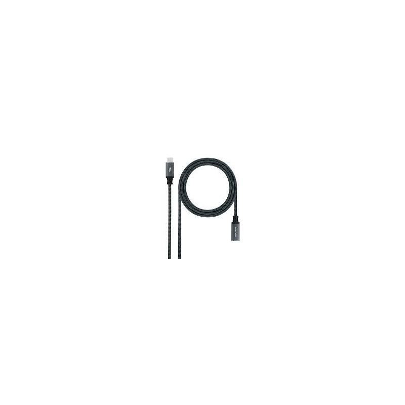 CABLE ALARGADOR USB C 3.2 50 CM NEGRO