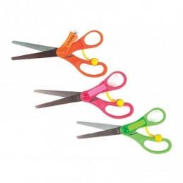TIJERA ESCOLAR LIDERPAPEL 15CM CON RESORTE