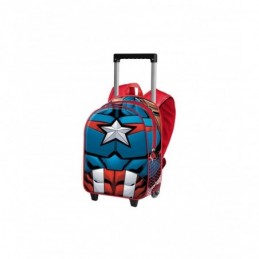 MOCHILA CARRO 33CM CAPITAN AMERICA CIVIL WAR