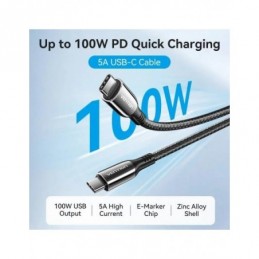CABLE USB 2.0 TIPO C 5A 100W VENTION 480MBPS 2MT