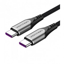 CABLE USB 2.0 TIPO C 5A 100W VENTION 480MBPS 1MT