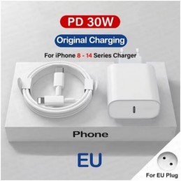 CARGADOR APPLE MAGSAFE CABLE USB C LIGHTNING 1M 30