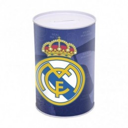 HUCHA METAL CILINDR. REAL MADRID 25