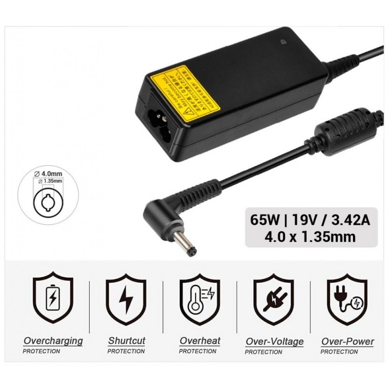 CARGADOR ASUS 19V/3.42A/4.0x1.35mm 65W