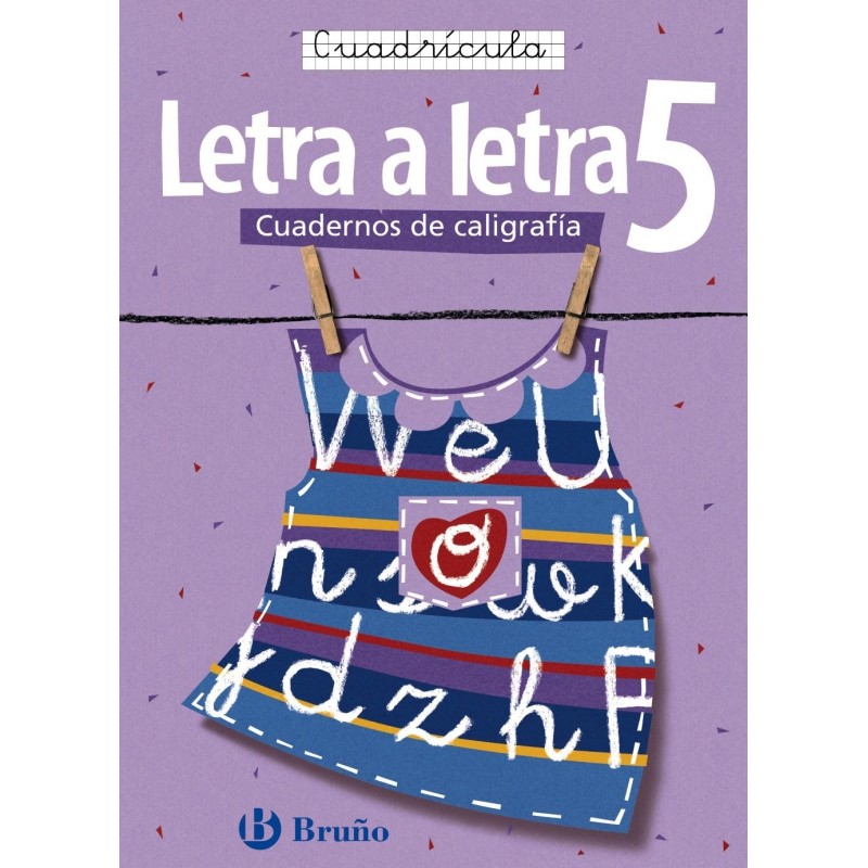 CALIGRAFIA LETRA A LETRA 5 CUADRICULA