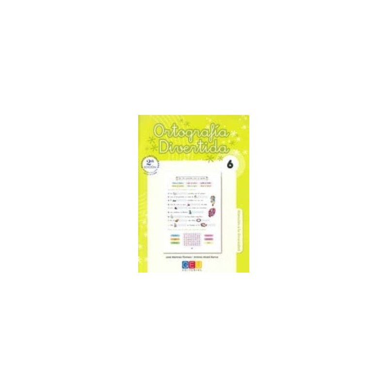 ORTOGRAFIA DIVERTIDA 6 2 EDICION