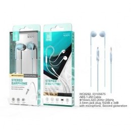 AURICULAR IKREA WC8292 STEREO CON MICRO AZUL