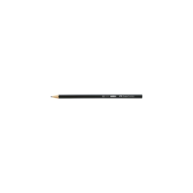 12 LAPICES GRAFITO FABER CASTELL BLACKMATT 1111 HB