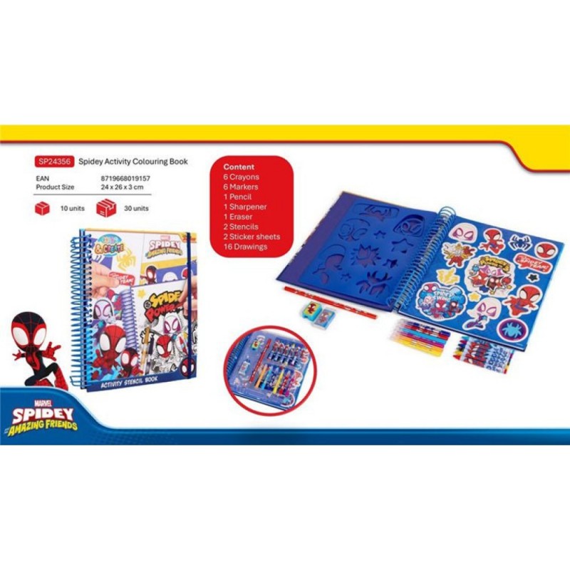 LIBRO DIBUJO CANENCO SPIDERMAN