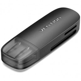 LECTOR DE TARJETAS EXTERNO VENTION CLEB0 USB 2.0