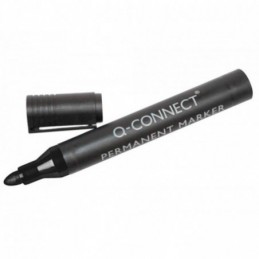 ROTULADOR Q-CONNECT PERMANENTE NEGRO 3.0MM REDONDA