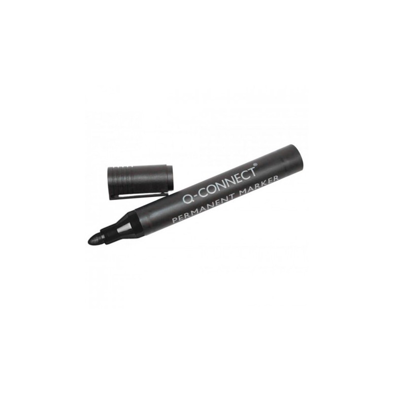 ROTULADOR Q-CONNECT PERMANENTE NEGRO 3.0MM REDONDA