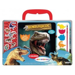 A COLOREAR Y DIVERTIRNOS DINOSAURIOS FEROCES