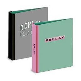 CARPETA FOLIO 4A REPLAY VERDE O ROSA