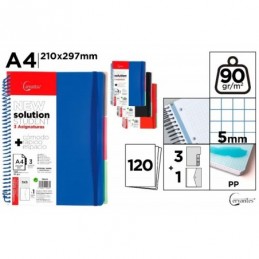 CUADERNO A4 120 HOJAS Y 3 SEPARADORES SOBRE