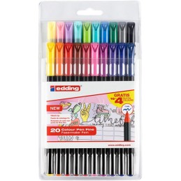 ROTULADOR EDDING 1200 ESTUCHE 16 COL SURT Y PASTEL