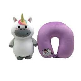 ALMOHADA DE VIAJE Y PELUCHE 2 IN 1 SW