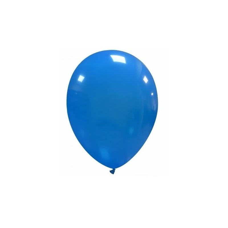 GLOBO UNICOLOR COLOR AZUL 25CM 12UDS