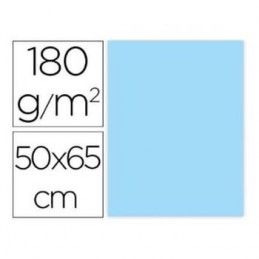 CARTULINA LIDERPAPEL 50x65 180GR AZUL 25UDS