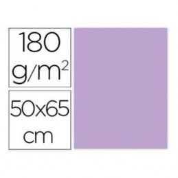 CARTULINA LIDERPAPEL 50x65 180GR LILA 25UDS