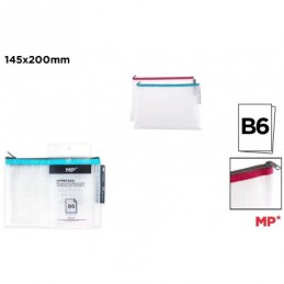 BOLSA TRANSPARENTE EVA CON CREMALLERA B6