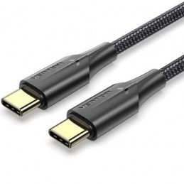 CABLE USB 2.0 TIPO C 3AMP A TIPO C 60W 480MBPS 1M