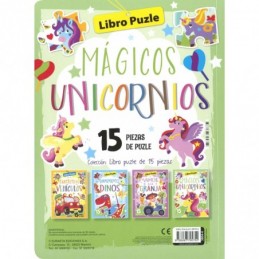 MAGICOS UNICORNIOS LIBRO PUZZLE