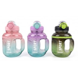 BIDON SPORT TRANSPARENTE MULT 1300ML BEWINNER SURT