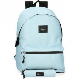 MOCHILA PORTAORDENADOR + PORTATODO ARIS COLOR AZUL