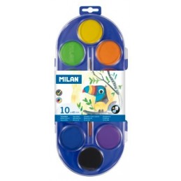 ESTUCHE ACUARELAS 10 PASTILLAS 045MM