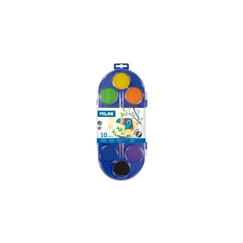 ESTUCHE ACUARELAS 10 PASTILLAS 045MM