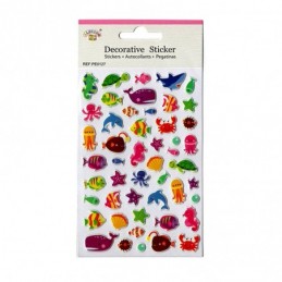 PEGATINAS 3D PECES