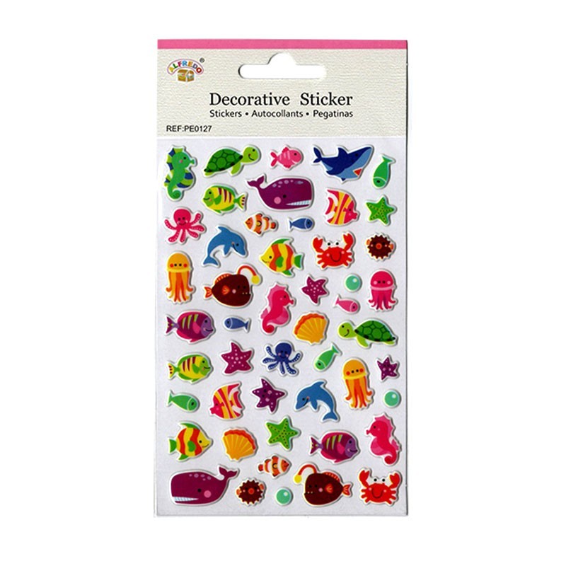 PEGATINAS 3D PECES