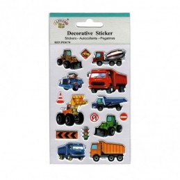 PEGATINAS 3D VEHICULOS DE TRANSPORTE
