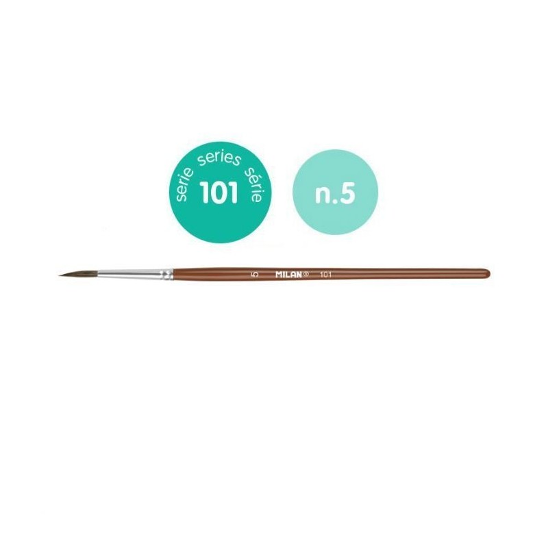 PINCEL ESCOLAR REDONDO SERIE 101 - 5