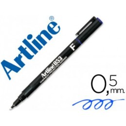 ROTULADOR PERMANENTE ARTLINE PUNTA REDONDA AZUL F
